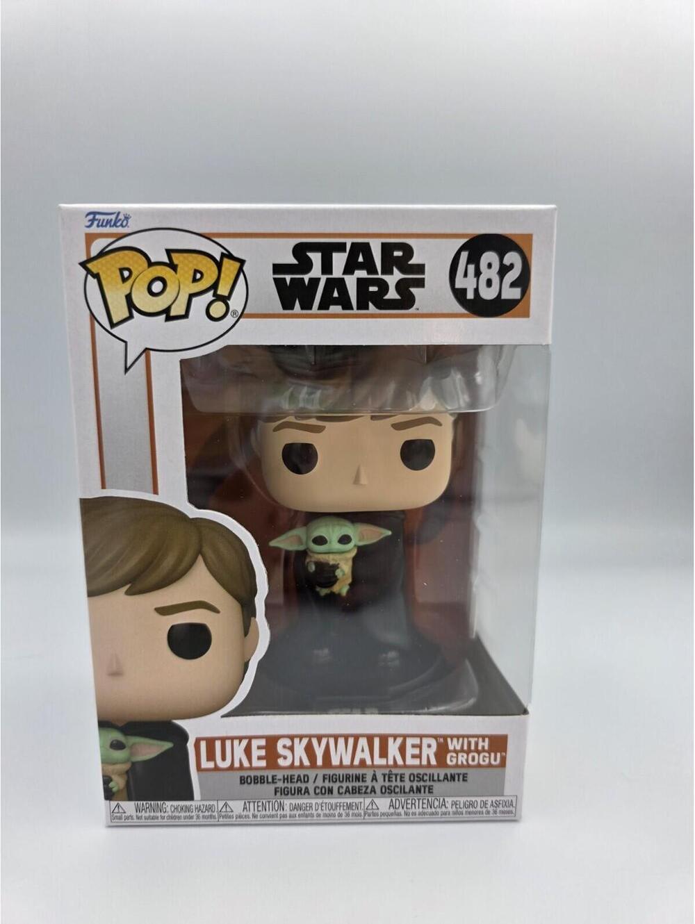 Funko Pop! : Star Wars - Luke Skywalker with Grogu #482